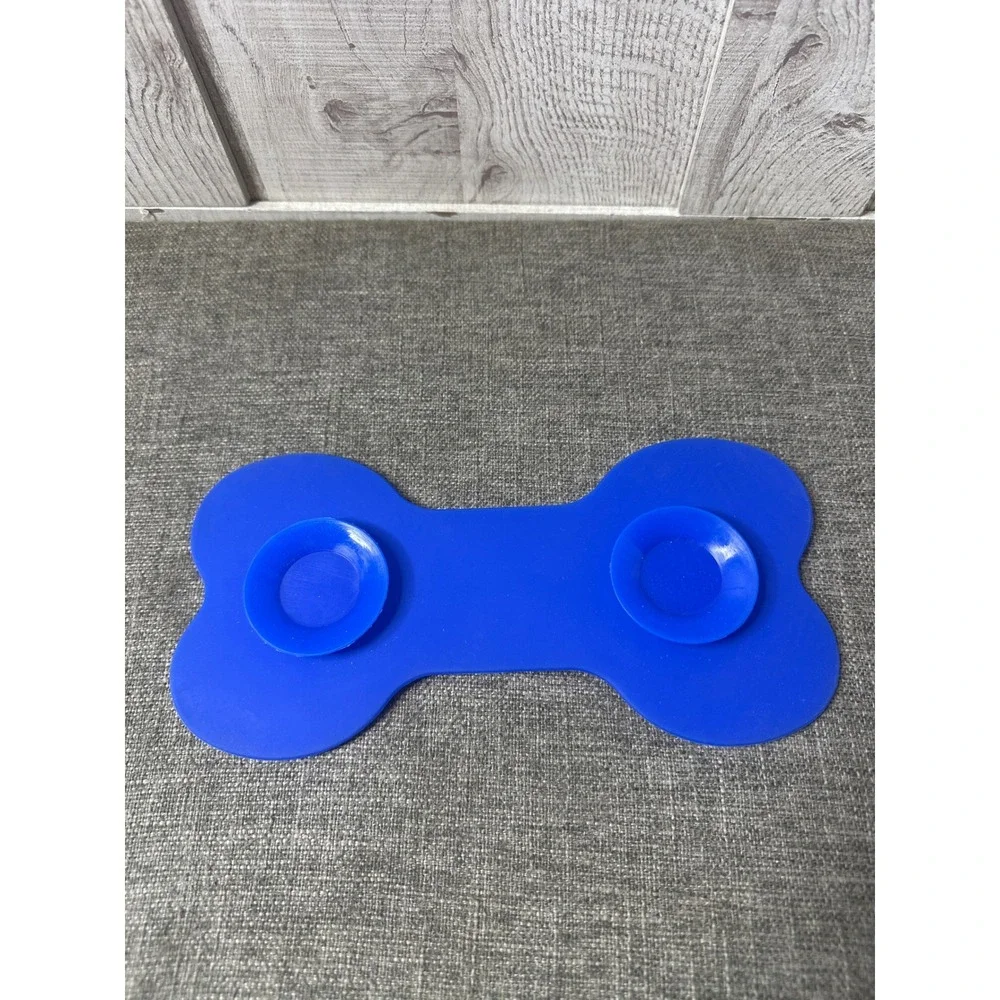 KONG Puppy Large Blue Treat Toy Tire Bone and Lick Mat Dog Toy Mixed Bundle 4pc